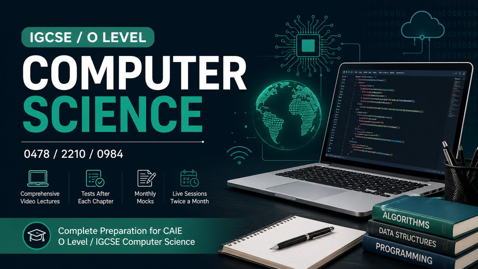 O Level / IGCSE Computer Science (2210 / 0478 / 0984)