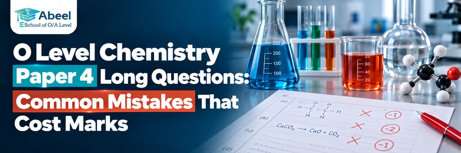 O Level Chemistry Paper 4 Long Questions: Common Mistakes That Cost Marks