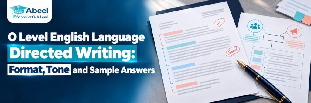 O Level English Language Directed Writing