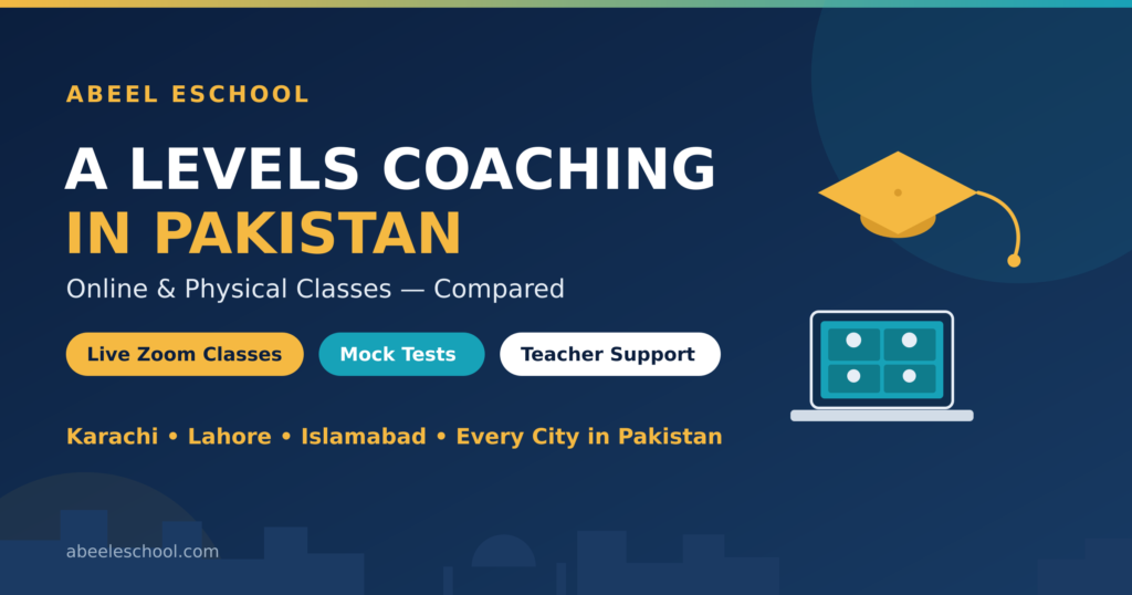 Abeel Eschool online O and A Level learning