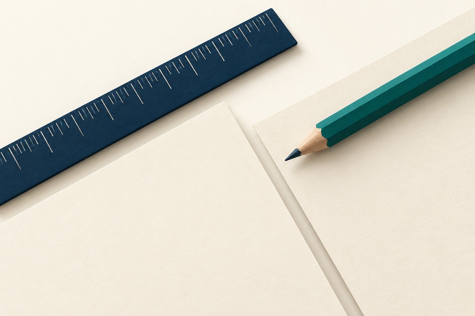 Paper-cut study illustration accompanying How to Read a Cambridge Mark Scheme After Attempting a Paper