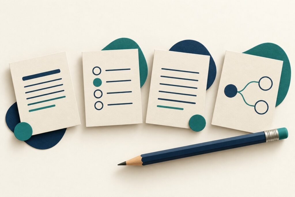 Paper-cut study illustration accompanying What Cambridge Command Words Ask You to Do