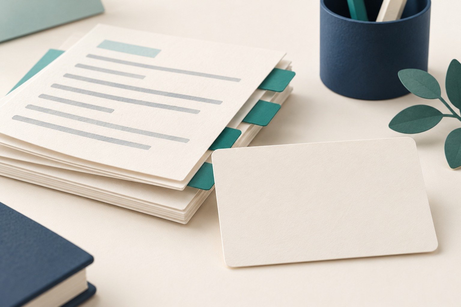 Paper-cut study illustration accompanying How to Review a Mock Exam Before Starting Another Paper