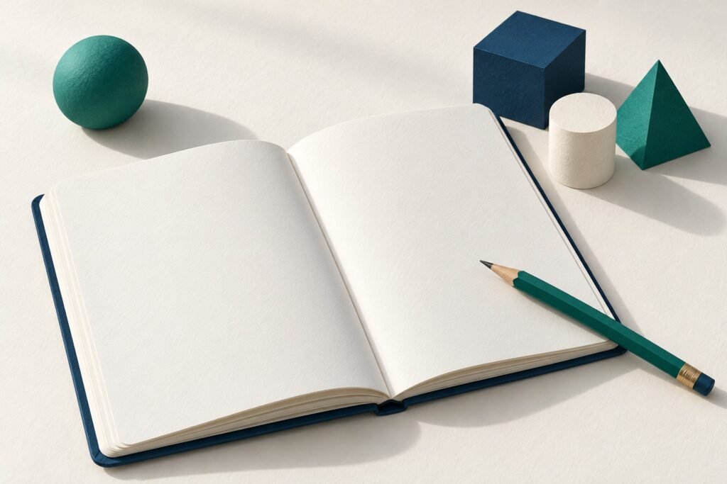 Paper-cut study illustration accompanying How to Translate a Word Problem into an Equation