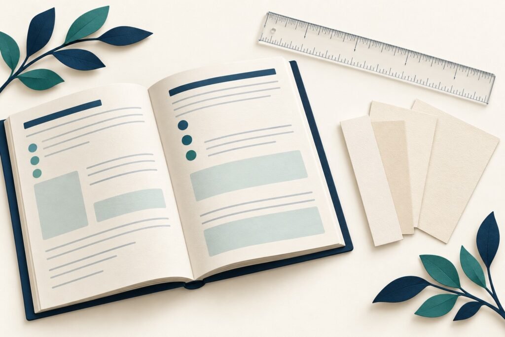 Paper-cut study illustration accompanying Histograms: Why Frequency Density Matters