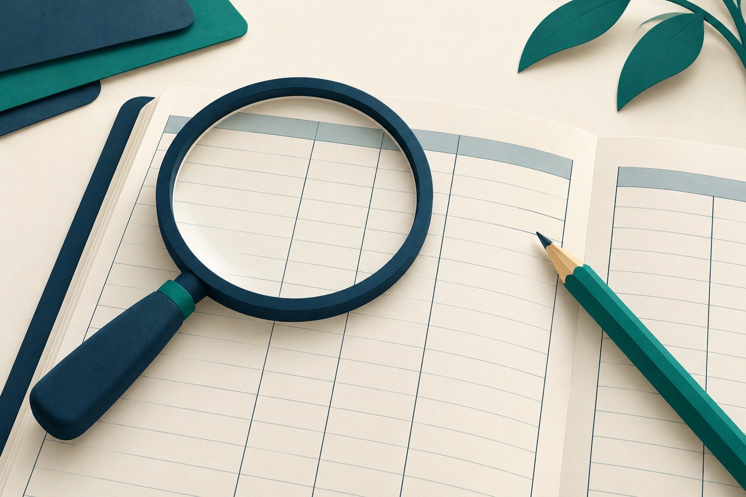 Paper-cut study illustration accompanying Accounting Ratios: Explain the Business Meaning Behind a Number