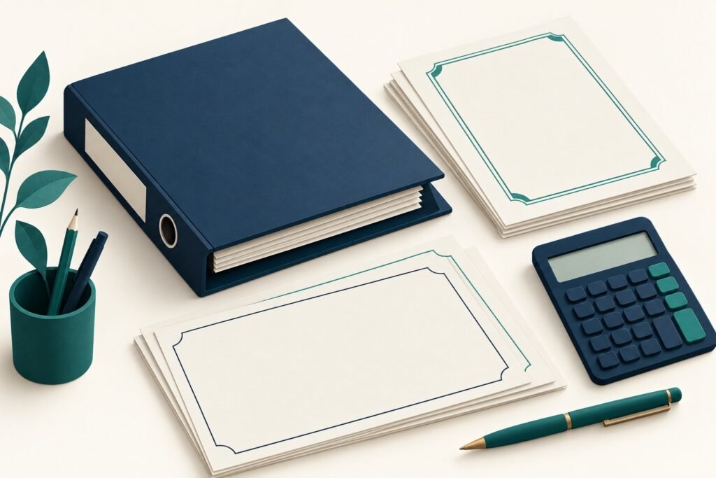 Paper-cut study illustration accompanying Company Accounts: Distinguish Capital, Reserves and Distributions