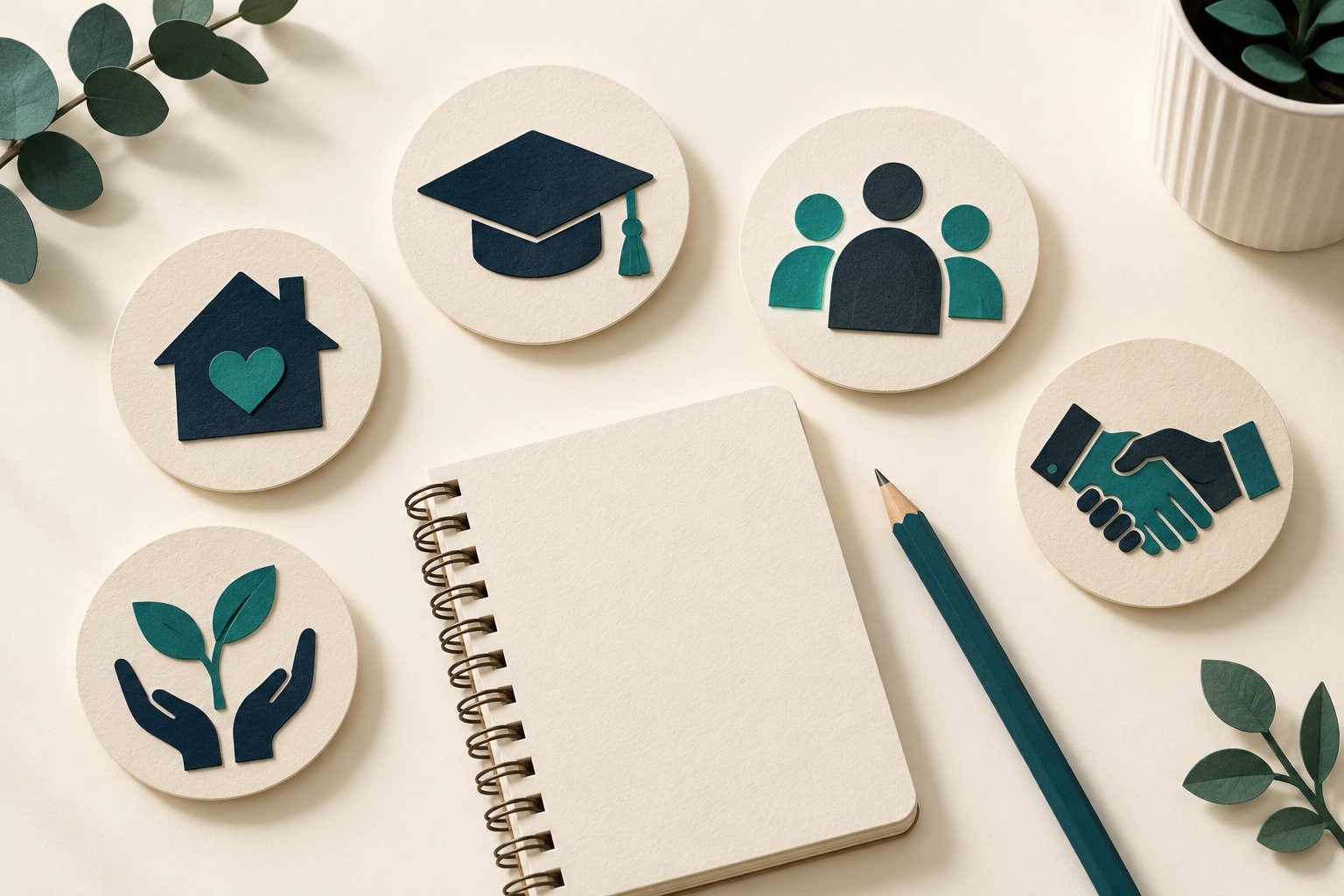 Paper-cut study illustration accompanying Socialisation: Build an Answer Beyond a Definition