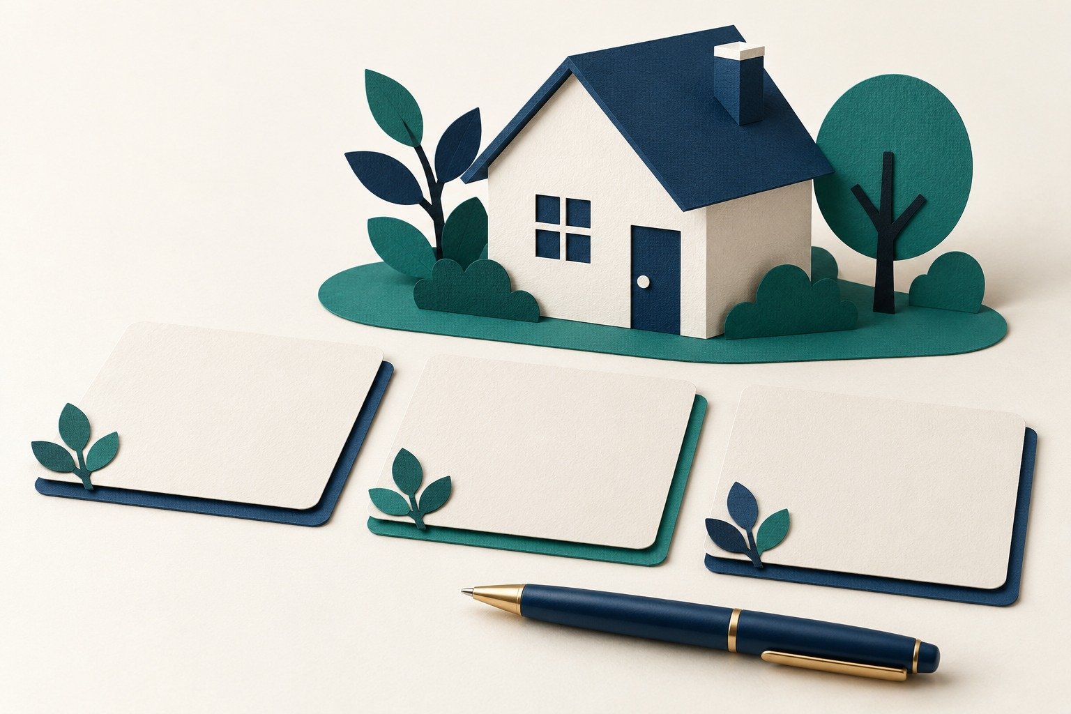 Paper-cut study illustration accompanying Sociology of the Family: Compare Perspectives Clearly