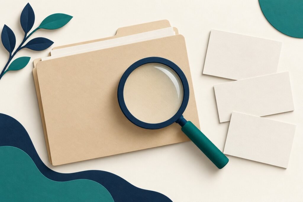 Paper-cut study illustration accompanying How to Evaluate Evidence in a Sociology Answer
