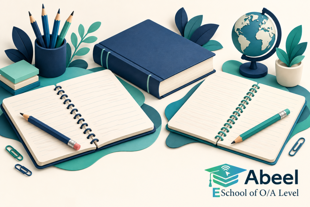 Paper-cut study illustration accompanying How to Compare Two A Level Methods Without Memorising Two Solutions