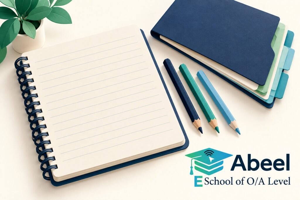 Paper-cut study illustration accompanying O and A Level Study in Tando Adam: Choose Support for the Algebra Step That Blocks Progress