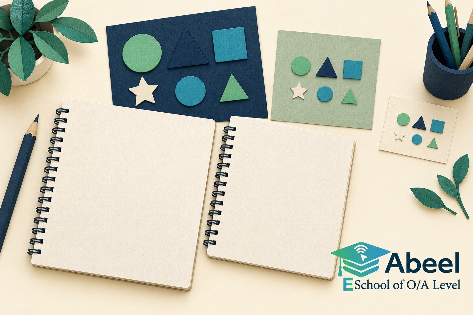 Paper-cut study illustration accompanying O and A Level Study in Kamoke: Turn a Calculation into a Supported Comparison