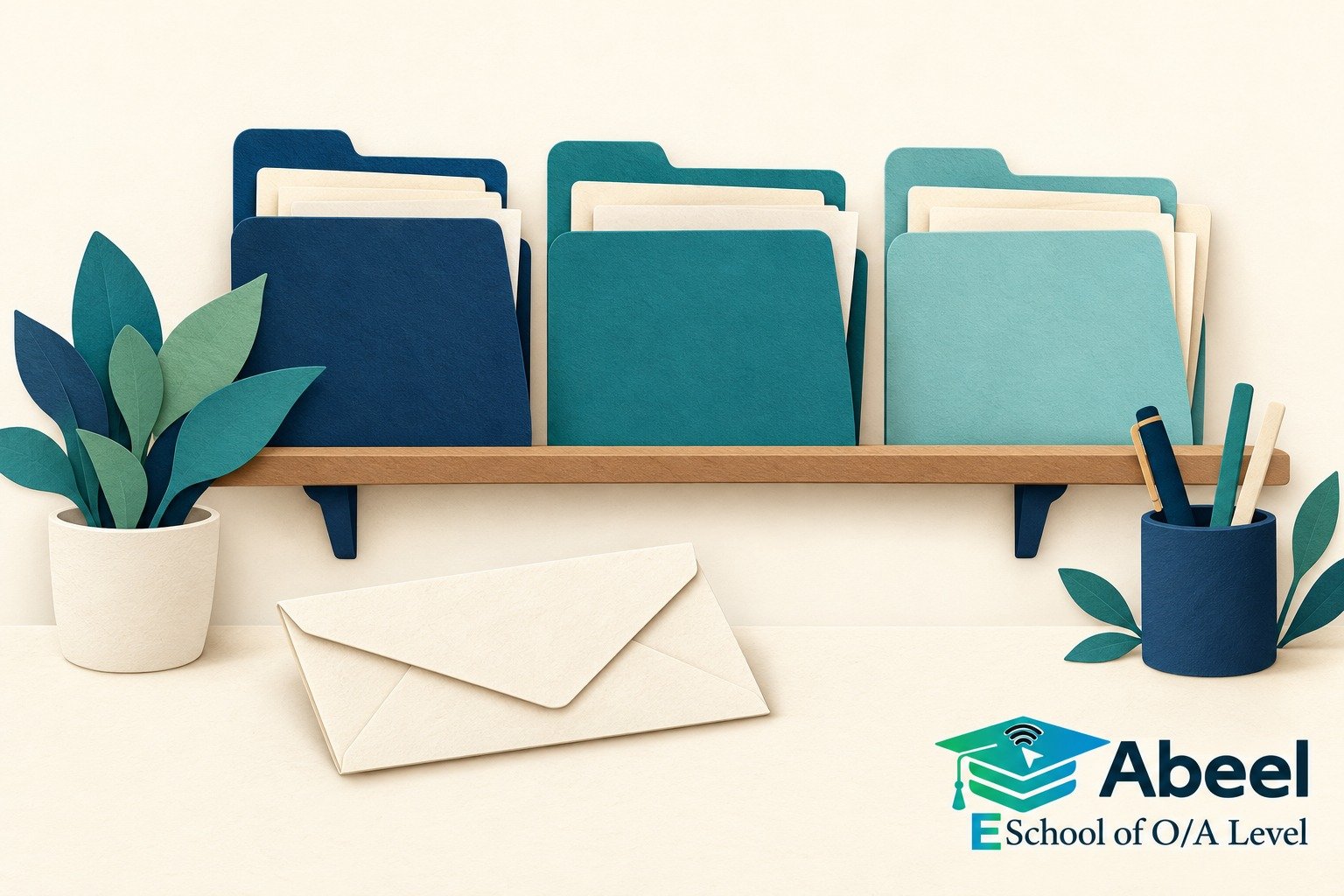 Paper-cut study illustration accompanying O and A Level Study in Khanewal: Separate Company Equity from Available Cash