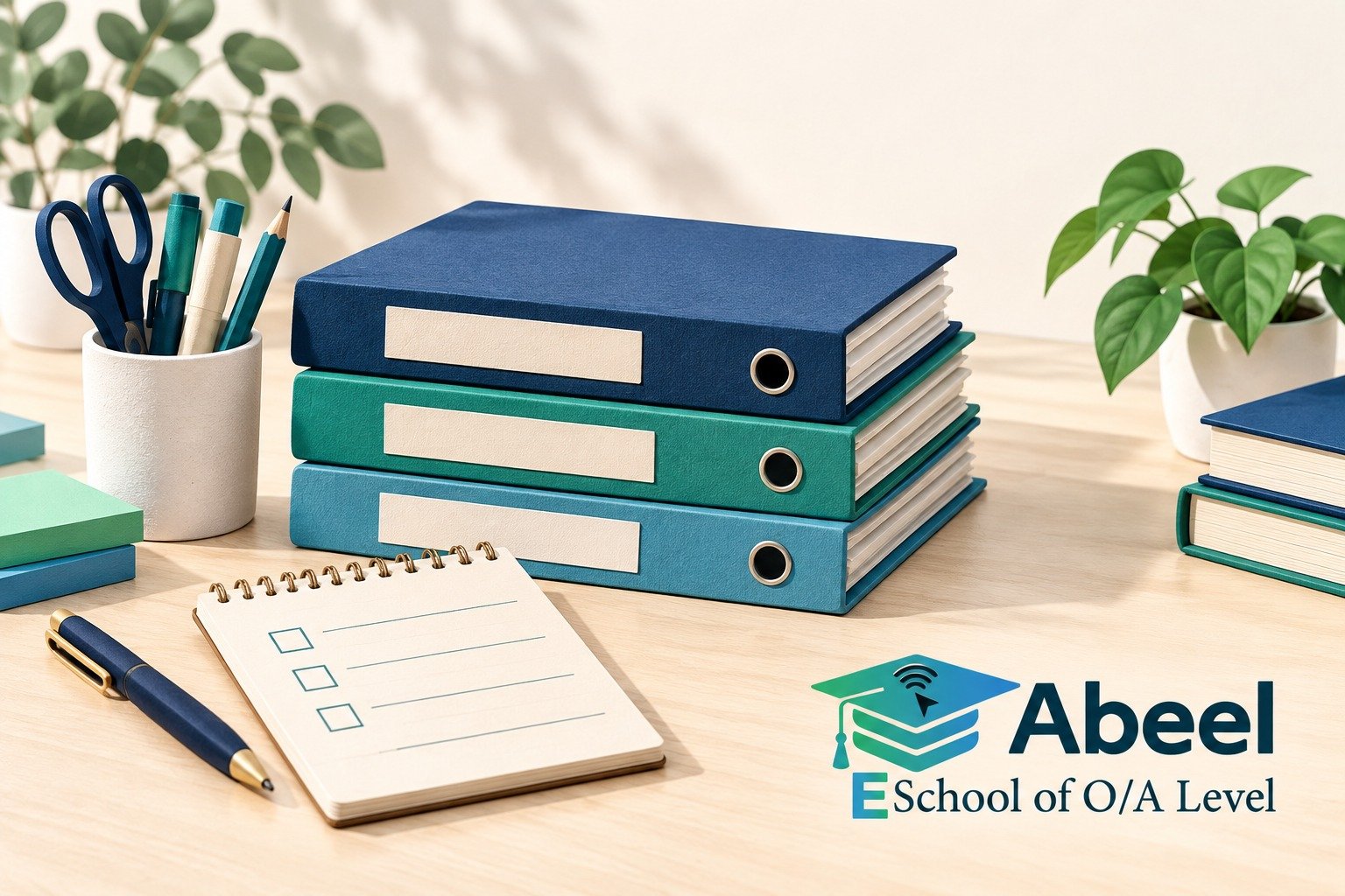 Paper-cut study illustration accompanying How to Add Online Tuition to a Karachi School Timetable Without Duplicating Every Lesson