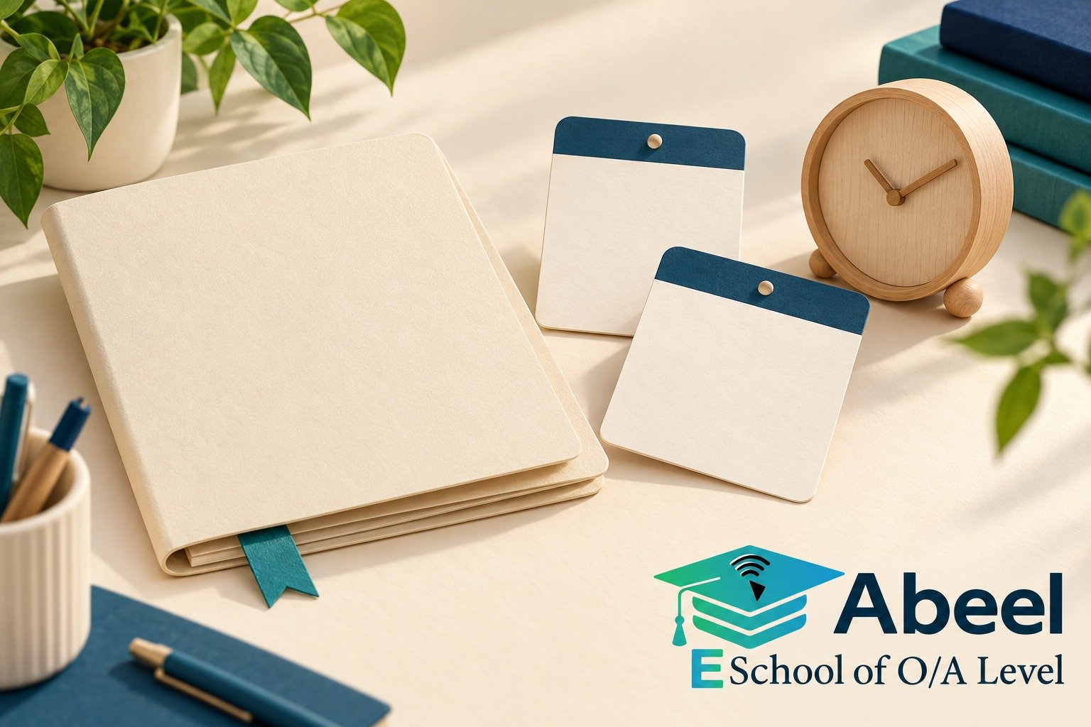 Paper-cut study illustration accompanying Karachi Parents: Read a Course Access Period Against the Exam Plan
