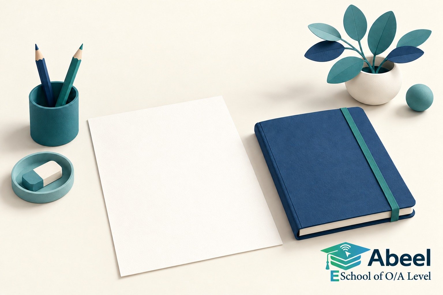 Paper-cut study illustration accompanying Larkana Student Practice Plan: Test a Method, Then Test Whether You Can Choose It
