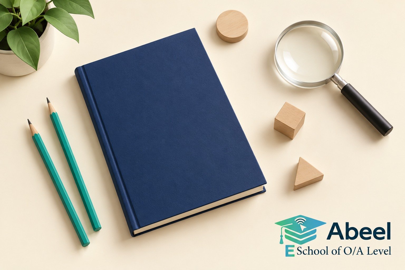 Paper-cut study illustration accompanying Tando Allahyar Student Practice Plan: Choose Between Elimination and Substitution