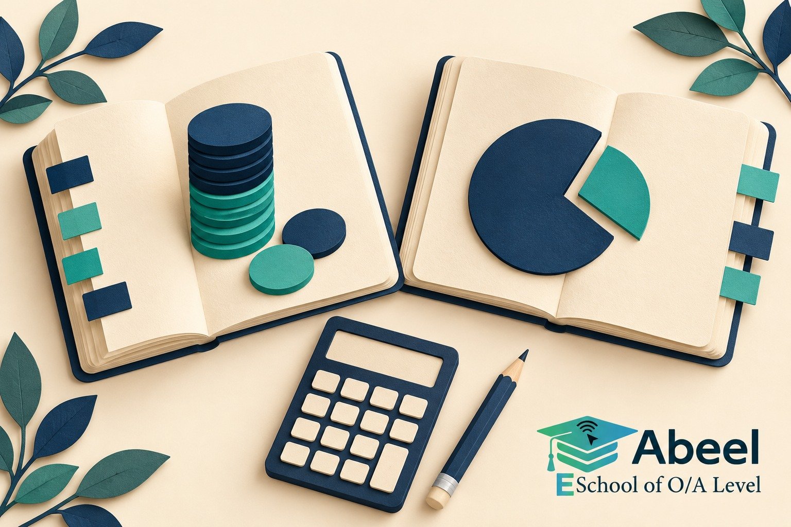 Paper-cut study illustration accompanying Sahiwal Accounting Practice: Use the Correct Base for Each Depreciation Method