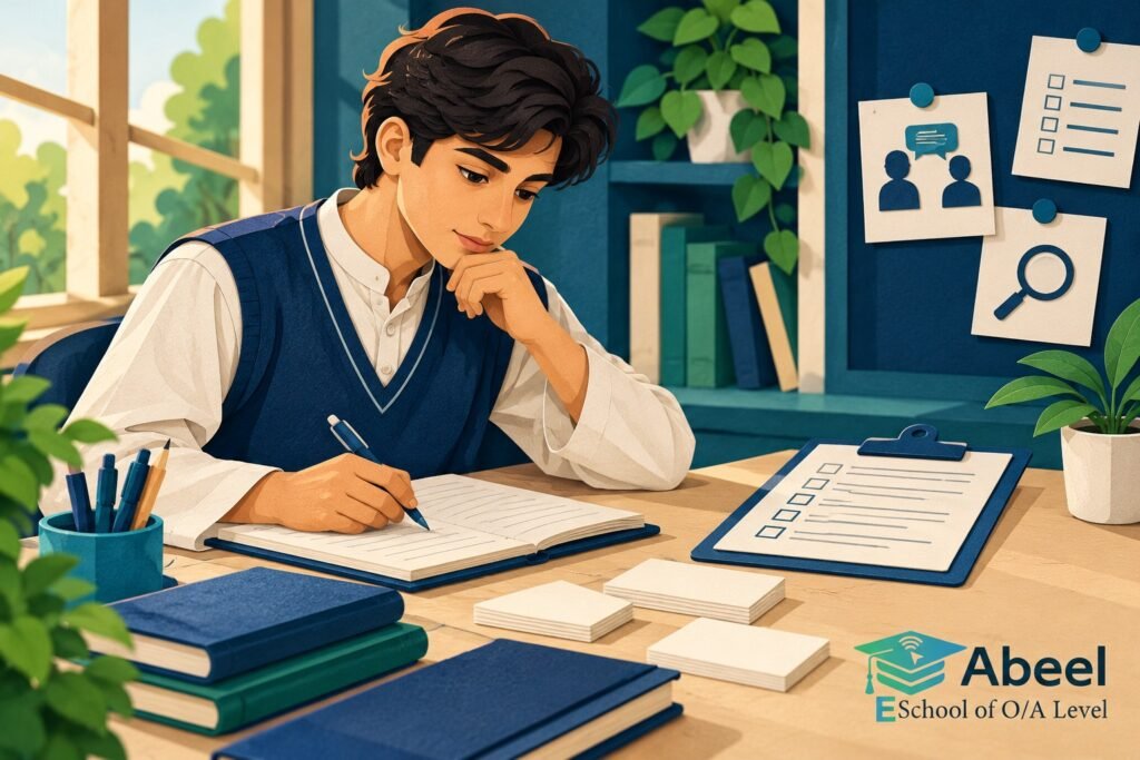 Paper-cut study illustration accompanying Sociology research methods in Bhakkar: Choose a Research Method for the Actual Aim