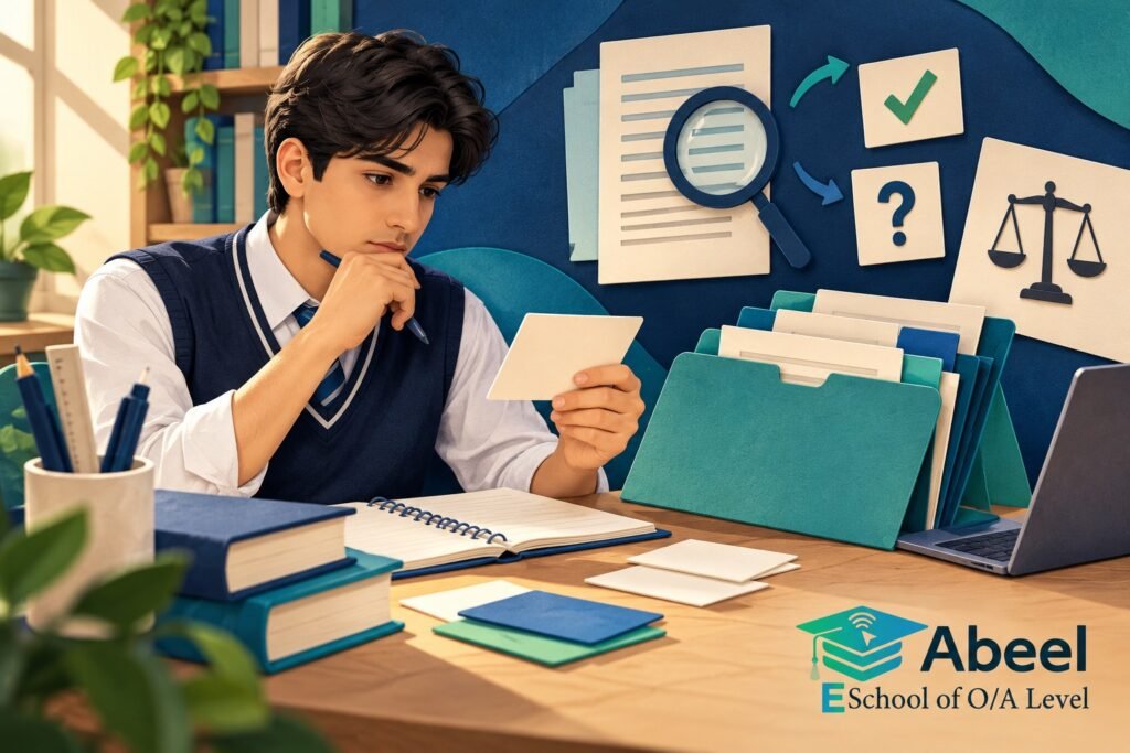 Paper-cut study illustration accompanying Sociology evidence evaluation in Narowal: Make the Conclusion Fit the Sample and Measure