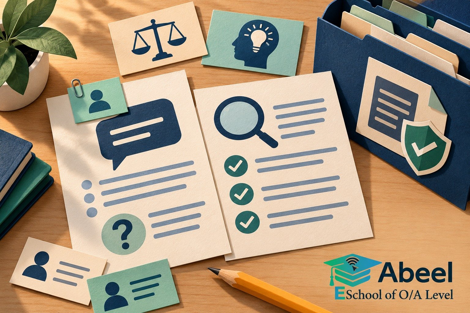 Paper-cut study illustration accompanying Sociology evidence evaluation in Narowal: Make the Conclusion Fit the Sample and Measure